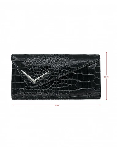 Cartera de Mano "Vega Clutch Crocodile"