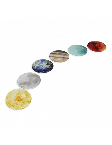 Planets. 6 Posavasos de planetas y la...