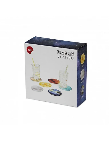 Planets. 6 Posavasos de planetas y la...