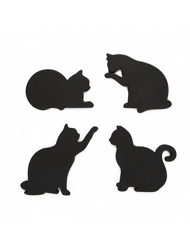 Cat: 4 Posavasos Magnéticos siluetas...