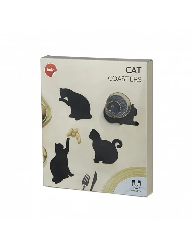 Cat: 4 Posavasos Magnéticos siluetas...
