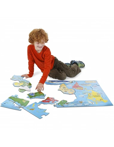 Mapa del Mundo Gigante 91x61cm 33...