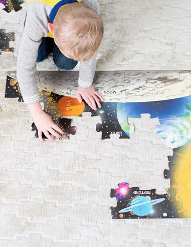 Puzzle de Suelo Gigante Sistema Solar...
