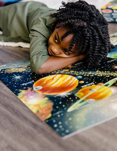 Puzzle de Suelo Gigante Sistema Solar...