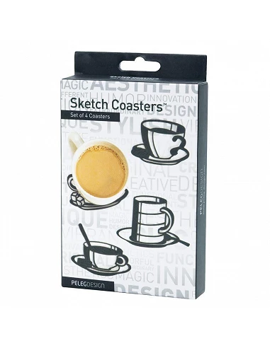 Sketch Coaster Set 4 Pozavasos...