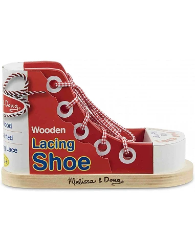 Zapatos de Madera aprende a atar...