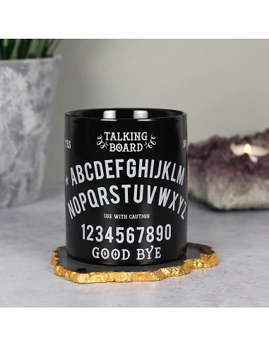 Taza negra con tablero de Ouja en...