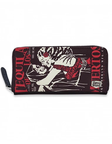 Cartera con cremallera "Tequila"