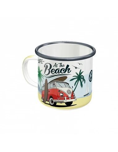 Taza esmaltada Volkswagen Bulli Beach...