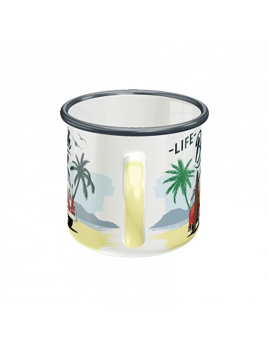 Taza esmaltada Volkswagen Bulli Beach...