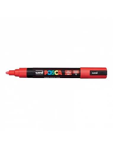 Uniball Posca PC5M 1.8-2.5mm Rojo # 15