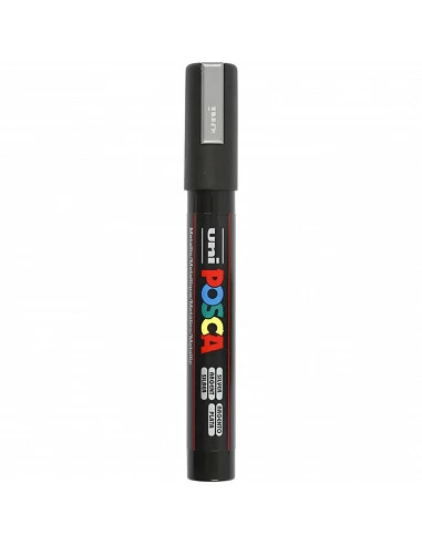 Uniball Posca PC5M 1.8-2.5mm Plata# 26