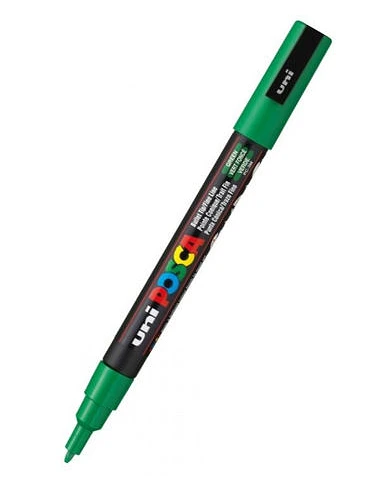 Uniball Posca PC3M 0.9 -1.3mm Verde # 6