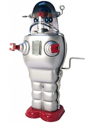 Robot Space Trooper Plateado Robby...