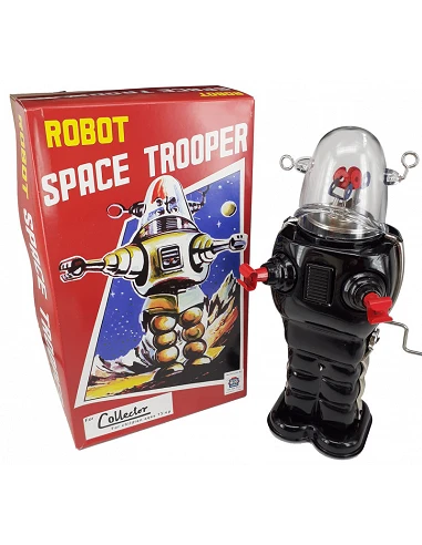Robot Space Trooper Negro Robby...