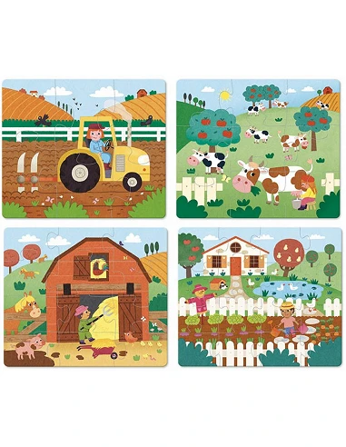 4 Puzzles Evolutivos La Granja