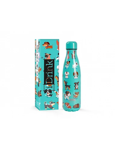 Botella Térmica Metálica 500ml Dogs