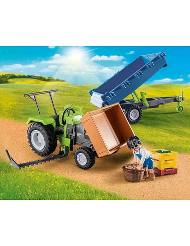 Tractor con remolque