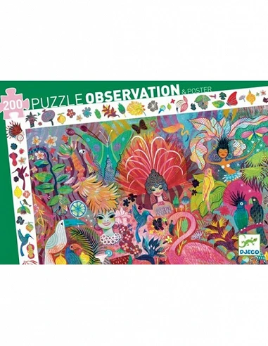Puzzle de Observación Carnaval Río