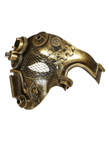 Antifaz Steampunk Bronce viejo con...