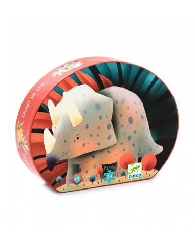 Puzzle Silueta Teo El Dinosaurio