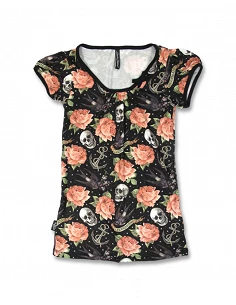 Top Camiseta "Rose Tattoo... 2