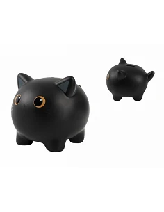 Hucha de PVC Gato Negro