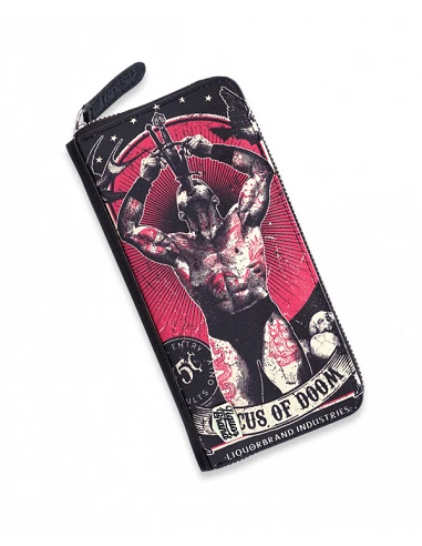 Cartera con cremalera "Circus Of Doom"