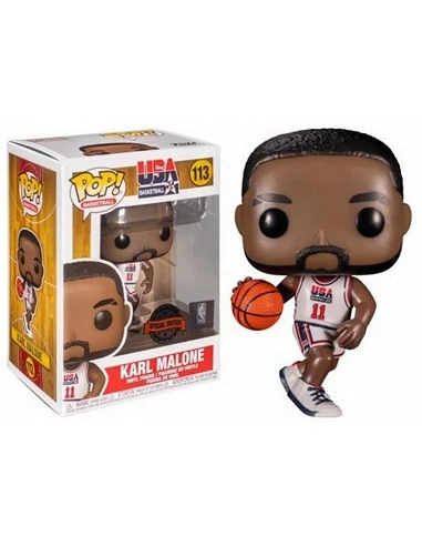 NBA Legends POP! Karl Malone (White...