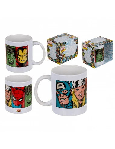 Taza Marvel Comics (Faces) Cerámica...