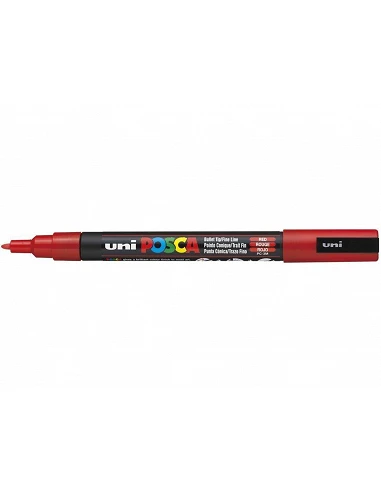Uniball Posca PC3M 0.9 -1.3mm Rojo # 15