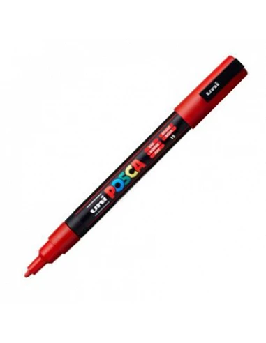 Uniball Posca PC3M 0.9 -1.3mm Rojo # 15