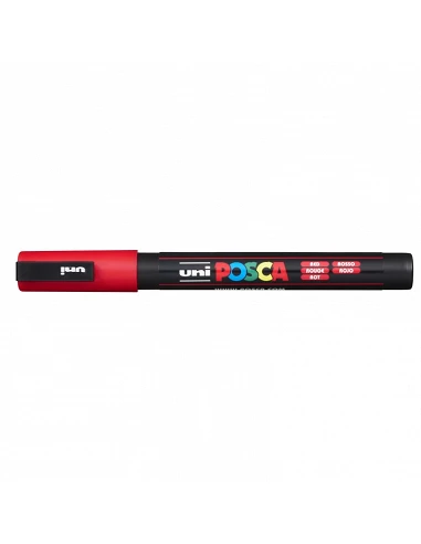 Uniball Posca PC3M 0.9 -1.3mm Rojo # 15
