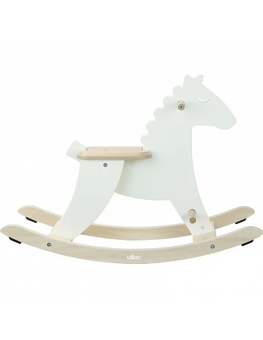Caballo balancín Ivory white Rocking...
