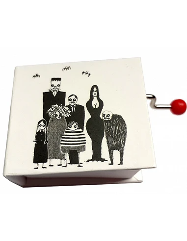La Familia Addams Libro Manivela Musical