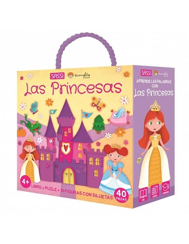 Las Princesas Libro+Puzzle con 10...