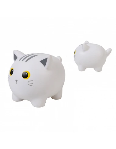Hucha de PVC Gato Blanco