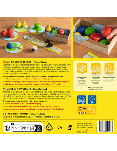 Juego Mis Primeros Juegos. Primer Frutal