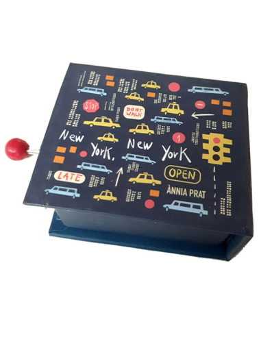 New York New York Libro Manivela Musical