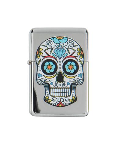 Mechero Calavera de gasolina Sugar Skull