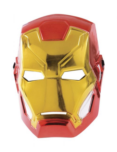 Mascara Iron Man Metalizada Avengers Inf