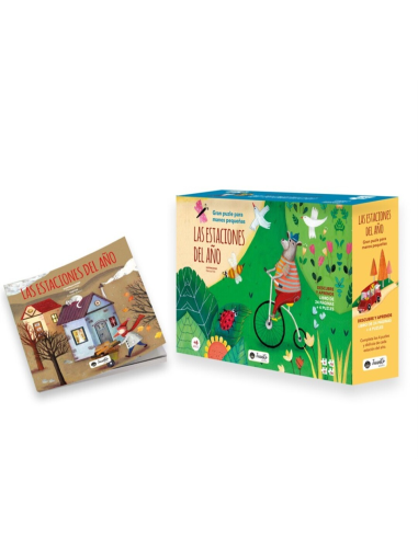 Las estaciones del Año Libro + 4 Puzzles