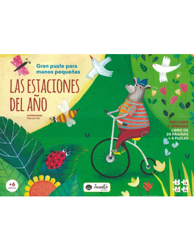 Las estaciones del Año Libro + 4 Puzzles