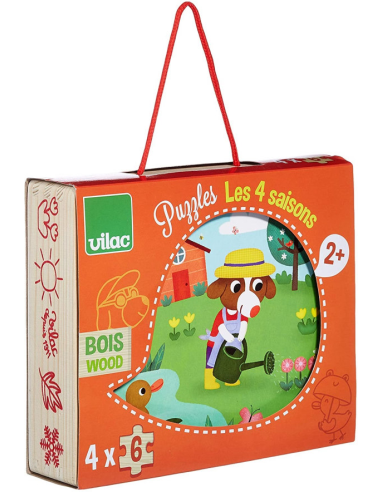 4 Puzzles De Madera Las 4 Estaciones