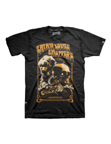 Camiseta "Satan Loves Choppers"