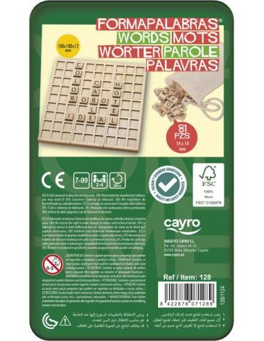 Juego Travel Formapalabras Metalbox