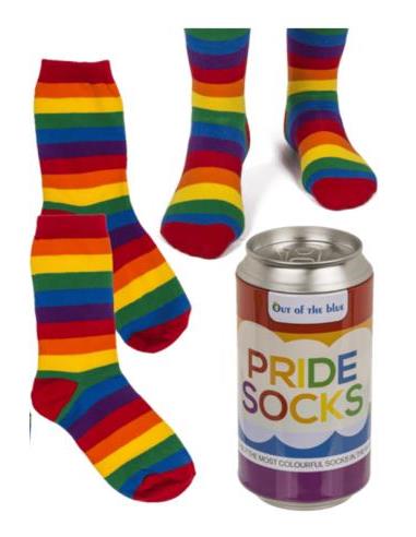 Calcetines Arcoiris en Lata Talla Única