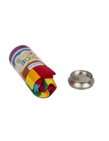 Calcetines Arcoiris en Lata Talla Única
