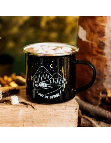 Taza Out Of Office Enamel Mug...