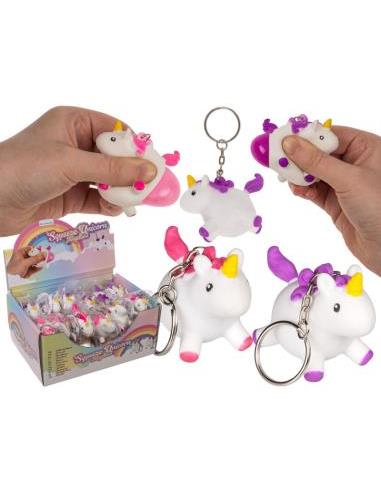 Llavero Unicornio Anti-estrés Squeeze...